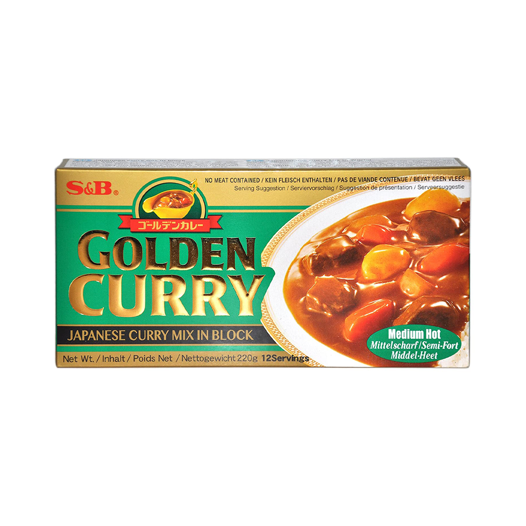 S&B Golden curry Japonské kari jemně pálivé 220g