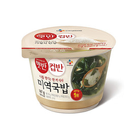 CJ CUPBAN Instantní rýže s polévkou z mořských řas 165g