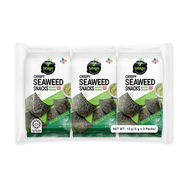 BIBIGO Chipsy mořské řasy WASABI 5g x3