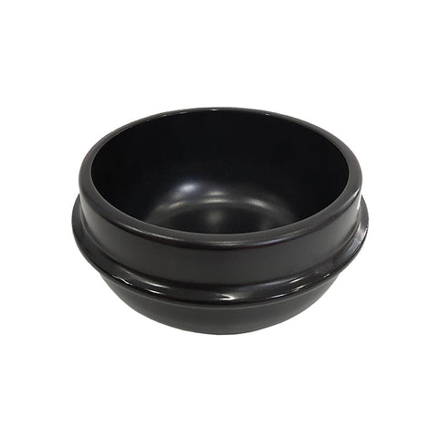 KR Černá keramická miska, 160mm