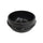 KR Černá keramická miska, 135mm