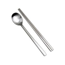 KR korejská Kovové hůlky a lžíce sada 90g