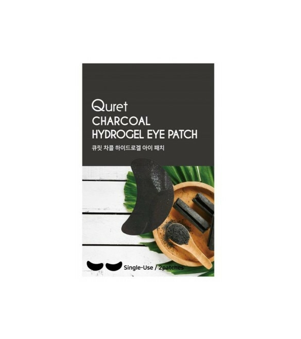 QURET Výživné oční pásky - Charcoal 2g
