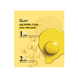 QURET Egg Bubble 2-Step Nose Wide Pack 8g