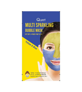 QURET Multi sparkling bubble mask 6+6g