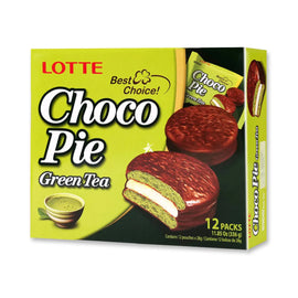 LOTTE ChocoPie korejské zeleného čaje koláčky 336g